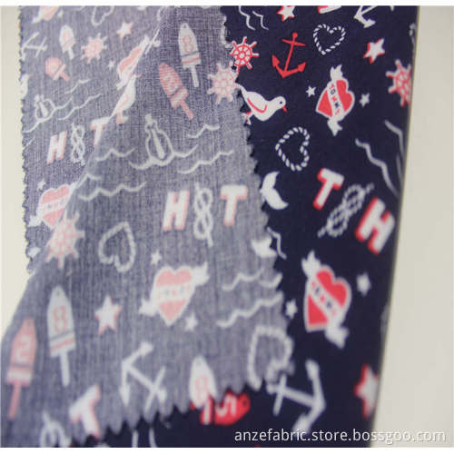 hotsale printed 100%rayon poplin printed fabric for garment